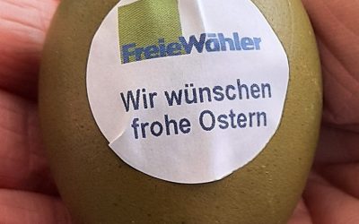 Die Freien Wähler auf dem 18. Ostermarkt in Malmsheim